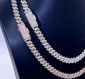 Collar de Cadena Cubana con Diamantes, Chapado en Oro y Plata, Joyería Hip Hop de Moda, Disponible a Precio de Mayoreo - Product Image 6