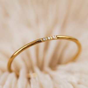 Hallmark 1125 Silver <b>Cubic</b> <b>Zirconia</b> Heart <b>Ring</b> for Women Micro Insert Rhodium Plated Casual <b>Wedding</b> Band - Product Image 2