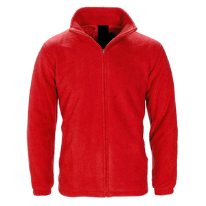 Chaqueta de Forro Polar Verde Oscuro para Hombre, Cierre Completo, Cuello Alto, Estilo Casual para Otoño, Corte Regular, Material de Poliéster - Product Image 6