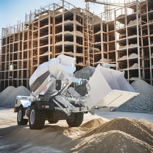 中国SLM2600S移动式混凝土搅拌车<span class=keywords><strong>2</strong></span>.6m3迷你自装式混凝土搅拌机带泵 - Product Image 1