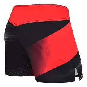 Short MMA personnalisé, pour hommes, tissu tissé extensible à 4 voies, impression par Sublimation, Compression courte - Product Image 3