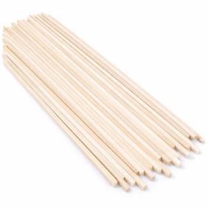 Varillas Cuadradas de Madera, Forma Rectangular, Manualidades DIY, Palos de Madera, Material Natural, Varilla Cuadrada de Madera Sólida - Product Image 1