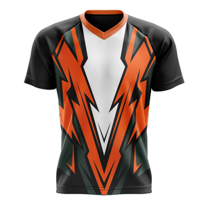 T-shirt décontracté pour homme, coupe classique, col en V, manches courtes, couleur unie, en tissu jersey de coton, écologique et respirant - Product Image 1