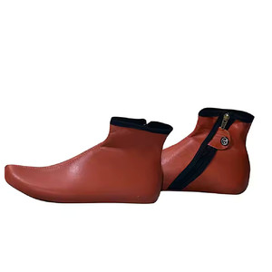 Real Leather Khuff Slipper <b>Socks</b> Plus Size Winter <b>Warm</b> Men <b>Women</b> Handmade Foot Covers High Quality Custom Color - Product Image 2
