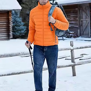 Veste d'hiver décontractée 2026 en duvet respirant et écologique, fabriquée avec les meilleurs matériaux, à col montant, marque privée, pour la vente en ligne - Product Image 2