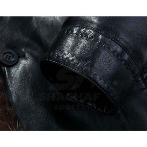 Vestes en cuir pour hommes, vestes d'hiver, tenue décontractée quotidienne, look tendance, vestes en cuir confortables - Product Image 6