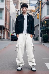 Pantalon de snowboard unisexe chauffant, imperméable et coupe-vent, style cargo avec imprimé flamme, 10 000 mm, respirant, séchage rapide, vêtements de ski - Product Image 3