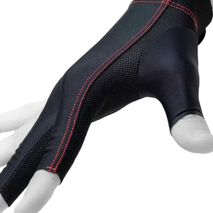 Guantes de Billar de Cuero Genuino para Ambidiestros, con Dedos Completos, Palma Antideslizante, Correa de Muñeca Ajustable con Cierre de Gancho y Bucle para Uso en el Gimnasio - Product Image 5