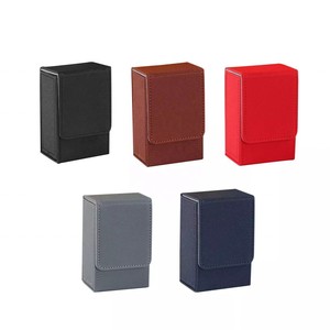 Boîte de rangement personnalisée en cuir PU magnétique pour jeux de société, tarot, poker, cartes à collectionner, design couleur personnalisé - Product Image 1