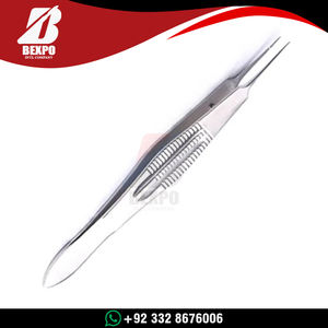 Pinzas de Microligadura Castroviejo Premium de Acero Inoxidable, Herramienta Oftálmica para Suturas, Instrumentos Quirúrgicos con Certificación CE ISO - Product Image 3