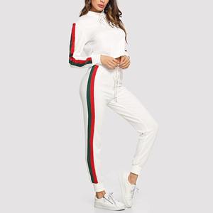 Conjunto Deportivo de 2 Piezas para Mujer, Sudadera con Capucha, Estilo Casual, Invierno, Color Sólido, Estilo Vintage, para Hacer Ejercicio - Product Image 4