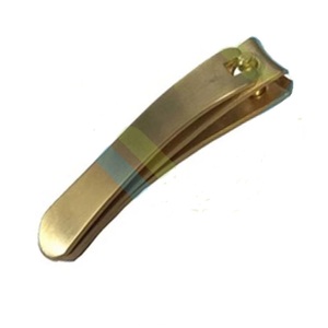 Cortauñas con Recubrimiento Dorado de Acero Inoxidable, Profesional, con Abertura de Mandíbula Ancha, Recortador de Uñas con Logotipo Personalizado - Product Image 1