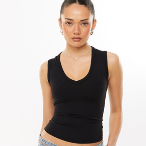 Débardeur Femme Personnalisé de Qualité Supérieure, Style Tendance, Vente Directe Usine, Prix de Gros pour Adultes - Product Image 1