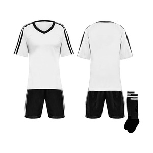 Soccer Jersey, Shoulder Striped Soccer Shirts, with Jersey, Shorts and <b>Socks</b> - Product Image 1