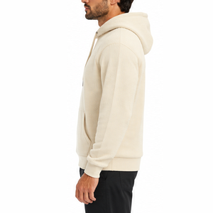 Sudadera con Capucha de Punto Waffle para Hombre, Diseño Personalizado, Estilo Casual Urbano, Manga Larga, Sudadera con Capucha al por Mayor de Fábrica - Product Image 3