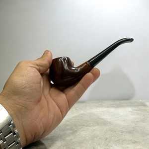 Pipe à fumer en bois faite à la main, forme naturelle, rustique, artisanale, objet de collection - Product Image 4