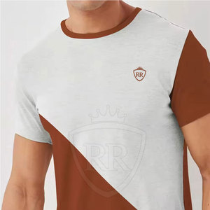 Everyday Use <b>Men's</b> Casual <b>T</b>-<b>Shirts</b> 100% Cotton Knitted Fabric Regular Fit Short Sleeve Breathable <b>Long</b> Lasting Comfort - Product Image 3