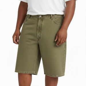 Shorts de Mezclilla de Cintura Alta para Hombre, Estilo Americano Versátil, Venta al Por Mayor, Moda Urbana, Shorts de Jean - Product Image 2