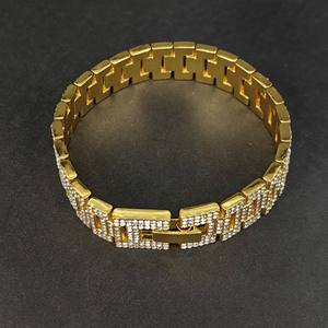 Pulsera Cubana de Moissanita, Plata 925 con Baño de Rodio, Engaste de Garras, Diseño Geométrico, Pulsera de Cadena de Lujo Unisex - Product Image 3