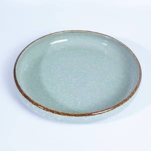 Plato de Cerámica Sólida Color Aqua Mediano, Diseño Japandi, Libre de BPA, Apto para Lavavajillas, para Sushi, Aperitivos, Postres, Restaurantes, Hoteles, Cafés, HORECA - Product Image 2