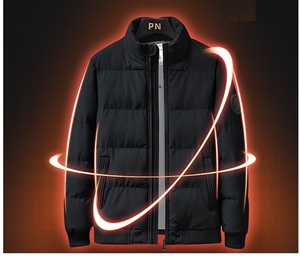 เสื้อแจ็คเก็ตบุใยสังเคราะห์ทรงพองสำหรับผู้ชาย แบรนด์ OEM คอตั้ง หนา อุ่น บุนวมอย่างดี - Product Image 5