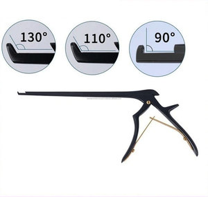 Black Kerrison Rongeur Orthopedic Surgical Bone Rongeur Spine <b>Neurosurgery</b> Stainless Steel Coated Manual Surgical Kit <b>Instrument</b> - Product Image 1