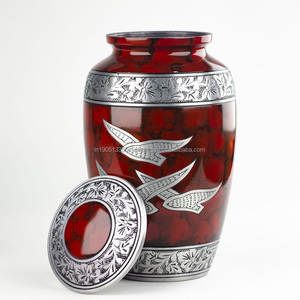 Urnas de Cremación Personalizadas al por Mayor, Estilo Americano, de Aluminio, para Mascotas y Humanos, Color Personalizado, Capacidad de 200/220 Pulgadas Cúbicas, Grabadas para Funeral - Product Image 1