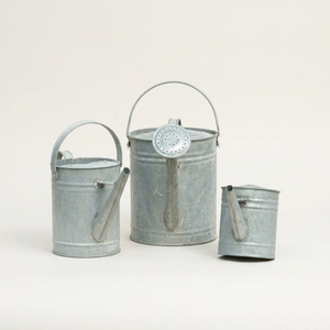 Arrosoir en métal galvanisé durable pour plantes d'intérieur et d'extérieur, design vintage antique, pot à eau en fer avec long bec verseur - Product Image 4