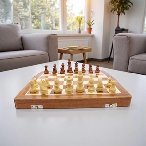 ILAHI's Eco-Friendly Rustic Polished Rectangle <b>Chess</b> <b>Board</b> Game 100% Handmade Pure Wood Animal/Love Style Customized Size <b>Chess</b> - Product Image 6