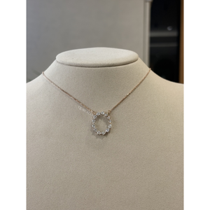 Collier pendentif en or massif avec diamant de laboratoire taille poire ouverte 0,95 carat VVS VS EF – Cadeau d'anniversaire pour elle - Product Image 4