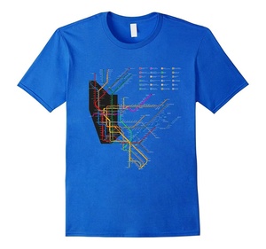 เสื้อยืดคอกลมแขนสั้นพิมพ์ลายสีน้ำเงินสไตล์ลำลองสำหรับเด็ก ผ้าถักนิตติ้งผ้าฝ้าย 100% ความยาวสั้นจากบังกลาเทศ - Product Image 3