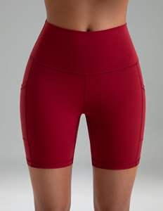 Short de yoga avec tissu flexible en spandex pour femmes - Product Image 6