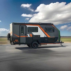 Caravane moderne d'occasion haut de gamme avec design imperméable et suspension indépendante, prête pour les voyages d'aventure - Product Image 2