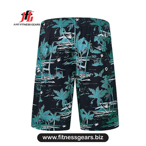 Shorts Bermuda en Coton Bleu Clair pour Homme, Taille Mi-Haute avec Cordon de Serrage, Décontractés, Tricotés, Respirants, Couleur Unie - Product Image 6