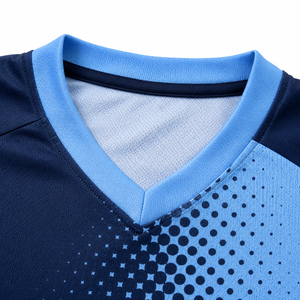 Conjunto de Uniforme de Fútbol Personalizado, Camiseta de Manga Corta con Cuello en V, Poliéster que Absorbe la Humedad, Equipación de Fútbol para Hombre, Adultos - Product Image 5
