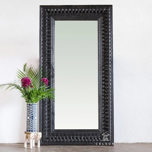Modern Vintage <b>Wall</b> Mirror for Entryway Elegant Handcrafted Border Design with Premium Decorative Charm - Product Image 1