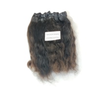 Prix bas Vente en gros Cuticules alignées Tressage naturel Couleur noire Double trame Dentelle transparente Faisceaux ondulés Cheveux humains brésiliens