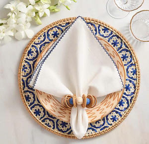 Accessoires de cuisine, sets de table traditionnels en rotin, assiettes murales - Product Image 4