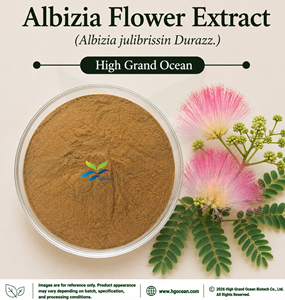 Suministro Directo de Fábrica HGO, Extracto de Flor de Albizia (Albizia julibrissin Durazz.) (Grado Alimenticio) Relación 4:1 5:1 10:1 20:1 100:1 200:1 - Product Image 1