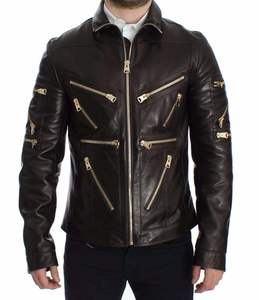 Chaqueta de Cuero Genuino para Hombre de Alto Rendimiento 2026, Chaqueta de Motocicleta de Cuero Premium para Hombre - Product Image 1