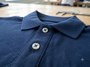 Service de fabrication en gros de polos unisexes marron à manches courtes avec bordure blanche, style décontracté pour adultes, origine Vietnam, OEM - Product Image 5