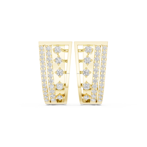 Twilight Jewels Pendientes colgantes de cadena de cable delicado relleno de oro de 10 quilates - Product Image 4