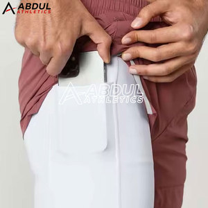 Shorts de sport pour homme en tissu doux, conçus pour la gym, la course à pied, l'entraînement et les activités sportives décontractées, offrant un confort maximal. - Product Image 6