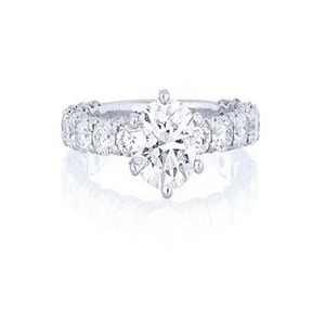 925 Sterling Silver Vintage Style Moissanite Wedding <b>Ring</b> Moissanite Diamond <b>Crystal</b> Engagement Womens <b>RIng</b> - Product Image 2