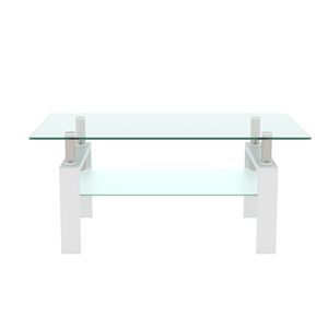 Tavolini da caffè moderni bianchi e chiari per mobili da salotto - Product Image 4