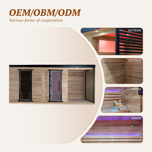 Sauna Exterior Finlandesa Premium Dune Desert Star Night, de Pino Termotratado, con Vidrio Panorámico de Tres Zonas, WiFi Inteligente, Lista para Instalar (DDP) - Product Image 5