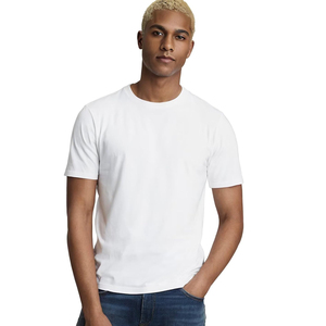 Camisetas para hombre con logo personalizado, 100% algodón, ecológicas, frescas, de corte relajado, en venta a bajo precio. - Product Image 5
