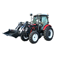Tracteur agricole professionnel haute performance Elite 100hp 120hp 4x4 4wd avec chargeur frontal à vendre