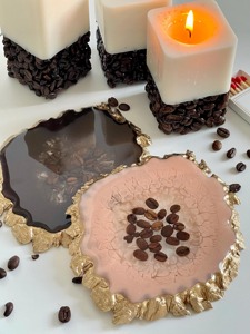 Hot Selling On Agate Natural Crystal <b>Coaster</b> Set Polished Stone <b>Drink</b> <b>Coasters</b> for Home Decoration On Sale - Product Image 2