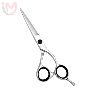 Ciseaux de coiffure professionnels personnalisés pour salon, lame en acier inoxydable tranchante, poignée avec repose-doigts, fournitures de salon - Product Image 4